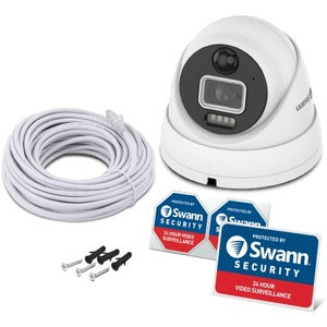 Swann Enforcer NHD-1200D 12 Megapixel Indoor/Outdoor 4K Network Camera - Colour - 1 Pack - Dome Swann Enforcer NHD-1200D 12 Megapixel Indoor/Outdoor 4K Network Camera - Colour - 1 Pack - Dome